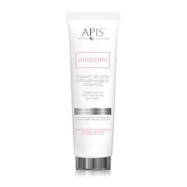 APIS APIDERM Aufbauender Balsam für die Füsse mit Extrakt aus Tarabaum, Hafer, Leinen, Aloe, mit Vitamin A und E, D-Panthenol und Allantoin | Linderung und Regeneration | 100 ml