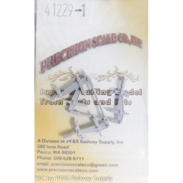 Precision Scale O #41229.1 Brake Levers, AAR 50 Ton, (Plasitc