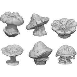 Green Staff World GSWD-12963 Non-Scale 3D Print Set Chunky Mushroom XL 3D Printer Kit