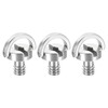 PATIKIL 1/4-20 Screw 13mm Length D-Ring Stainless Steel Camera Retaining