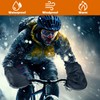 Geyoga 1 Pair Bike Handlebar Mitts Winter Motorcycle Handlebar Gloves