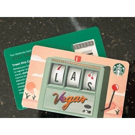 Starbucks NEW & UNLOADED Las Vegas Slot Machine Starbucks Card Series #6310 - 2019