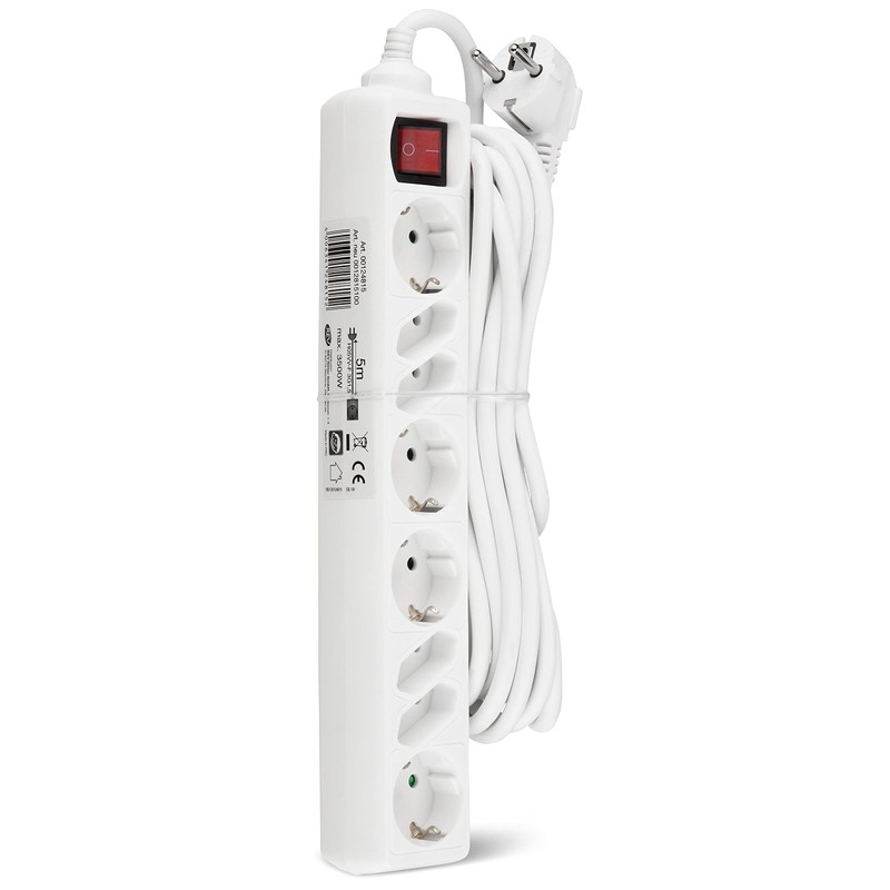 REV Power Strip - Multiple Socket 8-Way 3500 W Cable