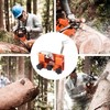 Orange Hand Cranked Chainsaw Sharpener 30° Portable Manual Chainsaw Chain
