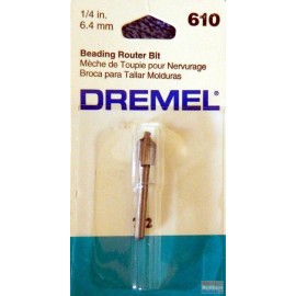 Dremel DRE00610 Dremel Beading Router Bit 1/4in 6.4mm #610