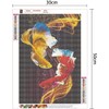 BetterJonny Diamond Painting, 5D Diamond Art Koi Diamond Painting Cross