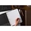 Avery Index Maker Clear Label Punched Dividers with White Tabs