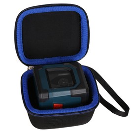 Mchoi Hard Carrying Case Fits for RockSeed 50 Feet Cross Line Laser with Self-Leveling, Laser Level, EVA Portable Storage Case Shockproof, Case Only Yellow