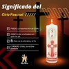 Luz María-Velas Cirio Pascual Decorado Paquete 10 Piezas
