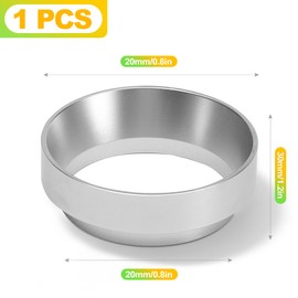 BondEron 58 mm Magnetic Dosing Ring for Espresso Portafilter, Aluminium Coffee Grinding Funnel as Dosing Aid, Accessories for 58 mm Porta Filter
