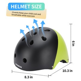 Kids Helmet Toddler Bike Helmets for Ages 2-3-5-8-14 Years Kids Girls Boys Youth, Adjustable Multi-Sport Helmet for Skateboard Cycling Scooter Balance Bike Inline Skating Longboard Roller Skate