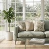 Sage Green Hydrangea Pillow Covers Set of 2, 22x22 Vintage