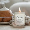 Mancheng-zi Cousin Gifts for Women Jar Candles, Lavender Scent, White