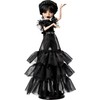 Monster High Wednesday Doll, Rave’N Wednesday Collectible in Black Gothic