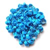 EIHI Pack of 100 8 mm Multicoloured Aluminium Pigeon Leg