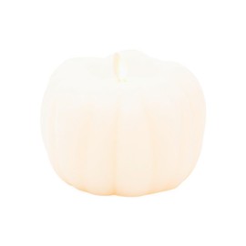 Luminara Pumpkin Candle, Real Wax, Flame Effect, 200 Hours Battery Life, Timer, Remote Compatible (Ivory)