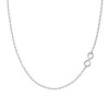 EVER FAITH 925 Sterling Silver Small Sideways 8 Shaped Infinity