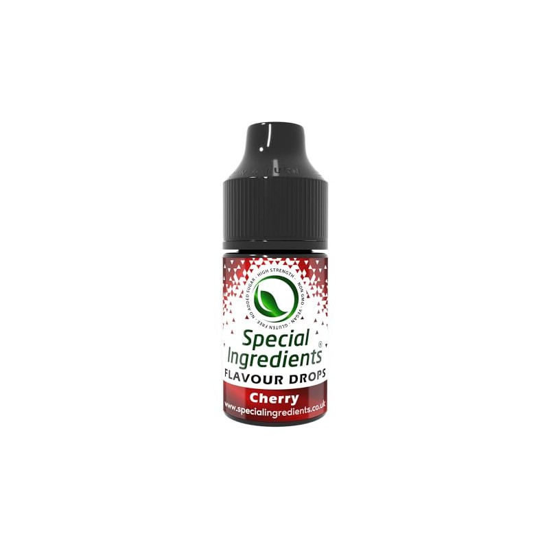 Cherry Flavour Drop 30ml Highly Concentrated Versatile Flavouring - Vegan,
