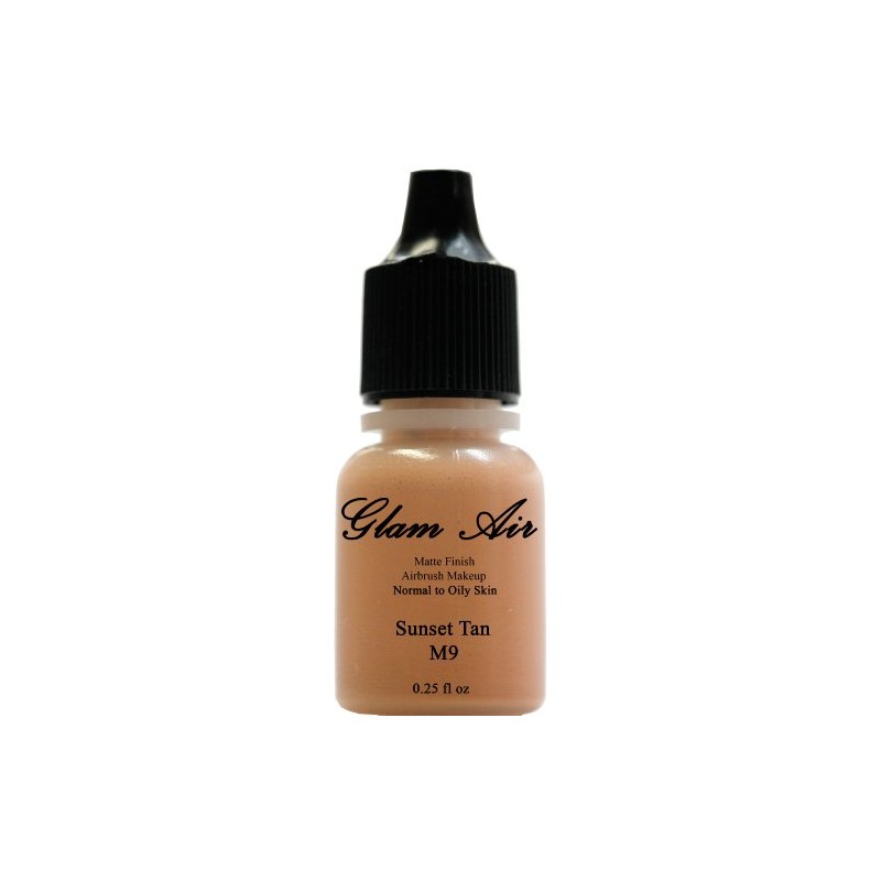Glam Air Airbrush M9 Sunset Tan Matte Foundation Water-based Makeup