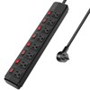 ANNQUAN 8 Outlet Heavy Duty Power Strip with 8 Individual