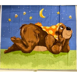HAMIL TEXTILES SUSYBEE - BARRON THE BEAR PANEL #20307-740 FOR HAMIL TEXTILES- 36"x44"
