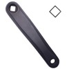 Alps2Ocean Universal Bike Crank Arm,152mm/160mm/165mm/170mm/175mm Left Crank Arm,Crank Arm Left Available in Diamond Hole and Square Hole for City Bike,Folding Bike,MTB,Ebike,Road Bike,Exercise Bike