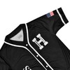 Fury Honduras Baseball Jersey, Black Honduras Baseball Button Down Jersey