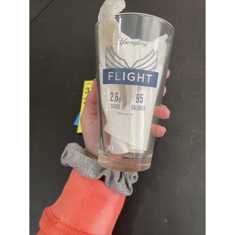 Yuengling Beer Glass 12 Oz Flight US Oldest Brewery Dual