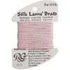 Rainbow Gallery Silk Lame Braid Metallic Needlepoint Thread Pinks, Cotton