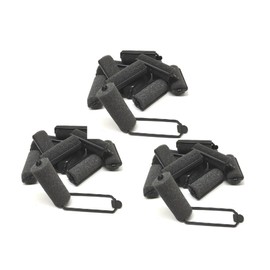 12 Piece Black Foam Sponge Hair Rollers Small Size (36PC)