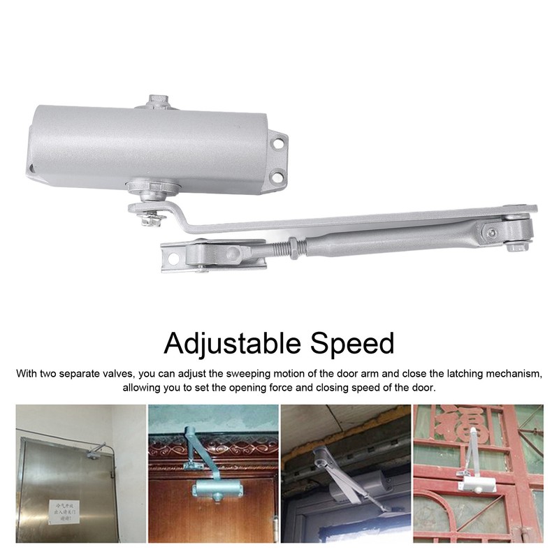 Automatic Door Closer Cast Aluminium and Cold Rolled Steel 90