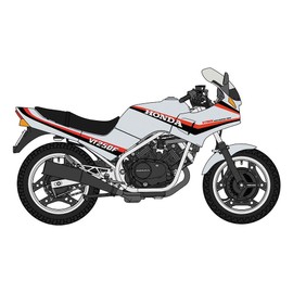 Hasegawa 1/12 Honda VT250F (MC08) 1984 Silver Color Plastic Model 21771 (Motorcycle)
