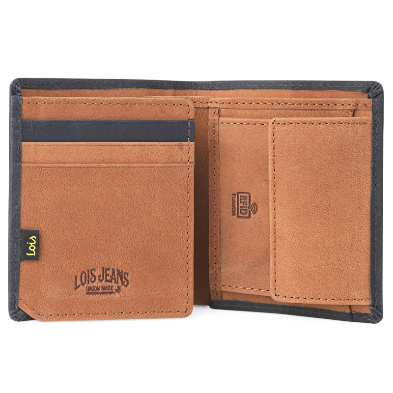 Lois - Men's Leather Wallet - Men's Leather Wallets with