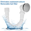 Drain Fitting Set, Drain Hole Set for Shower Tray, Outflow