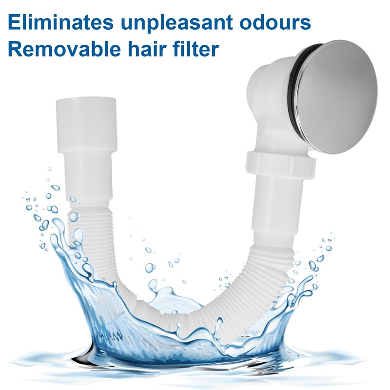 Drain Fitting Set, Drain Hole Set for Shower Tray, Outflow