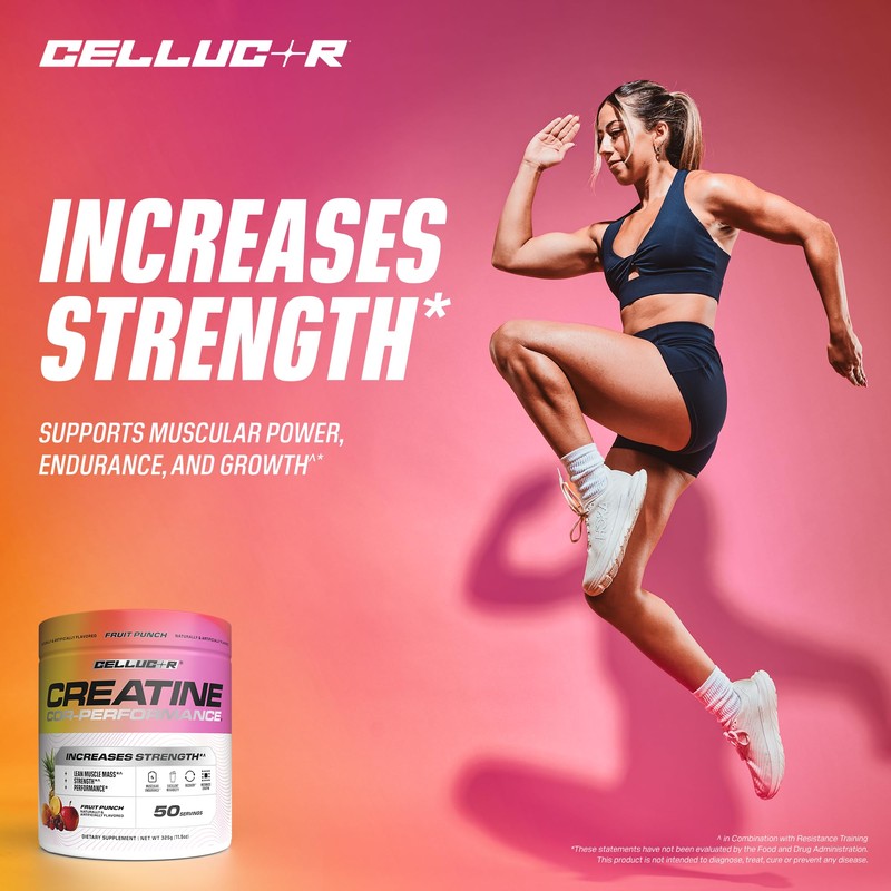 Cellucor Cellucor Creatine Powder, Fruit Punch Flavor - Increases Strength,