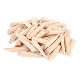 50pcs Wooden Pocket Hole Plug, Wooden Dowels Rods Woodworking Screws Pins Kit Pine Wood Plugs for Inclined Hole Various for Grooved Fluted, Craft, DIY, Carpentry, Furniture