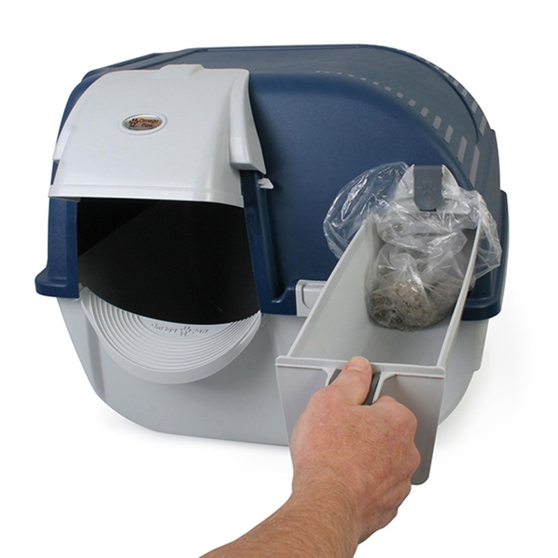 Omega Paw Roll N Clean Complete Self Cleaning Litter Box