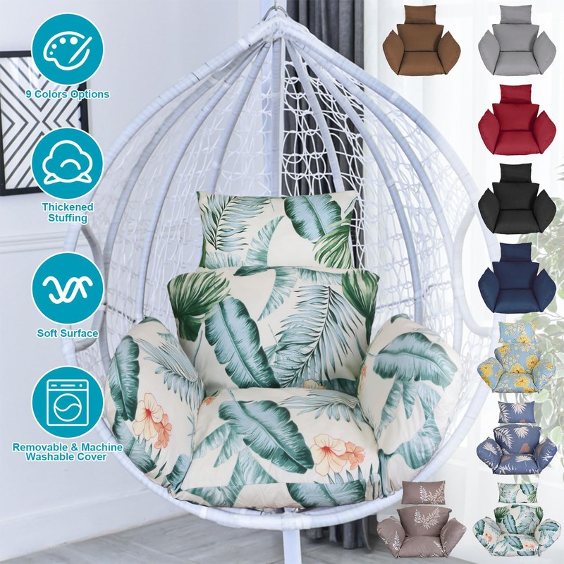 KOCASO Egg Chair Cushion Hanging Basket Seat Cushion Thicken Soft