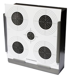 CL Print Solutions 100 x 14cm Five Circle Competition Paper Targets Air Rifle Pistol (100gsm 14cm13