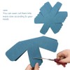 Pan Pot Protectors, Larger & Thicker Felt Pan Protector, Gray/Orange/Cyan