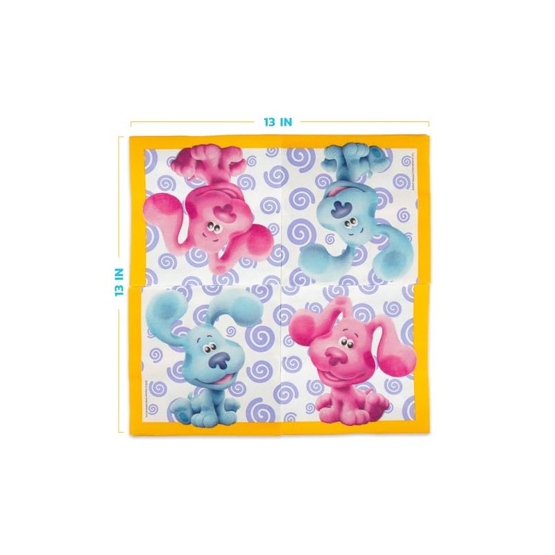 Procos Blue’s Clues Three-Ply Paper Napkins – 13 x 13