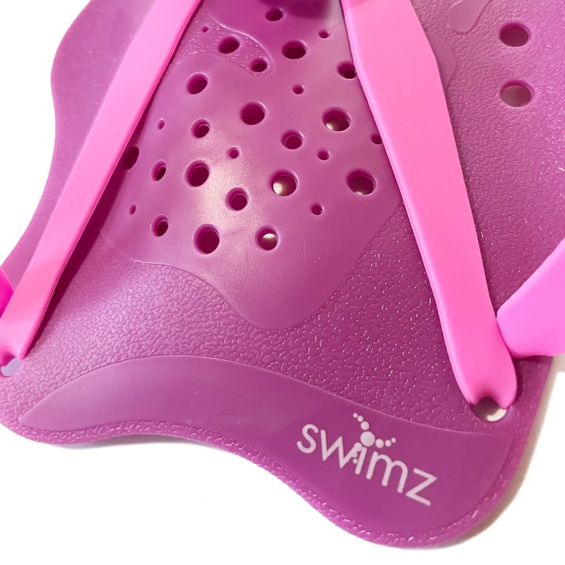 Swimz Excel Technical Hand Paddles - Purple / Pink (Small)