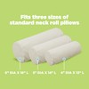 Bean Products Neck Roll Pillowcases | Cotton, 10 oz. Heavy