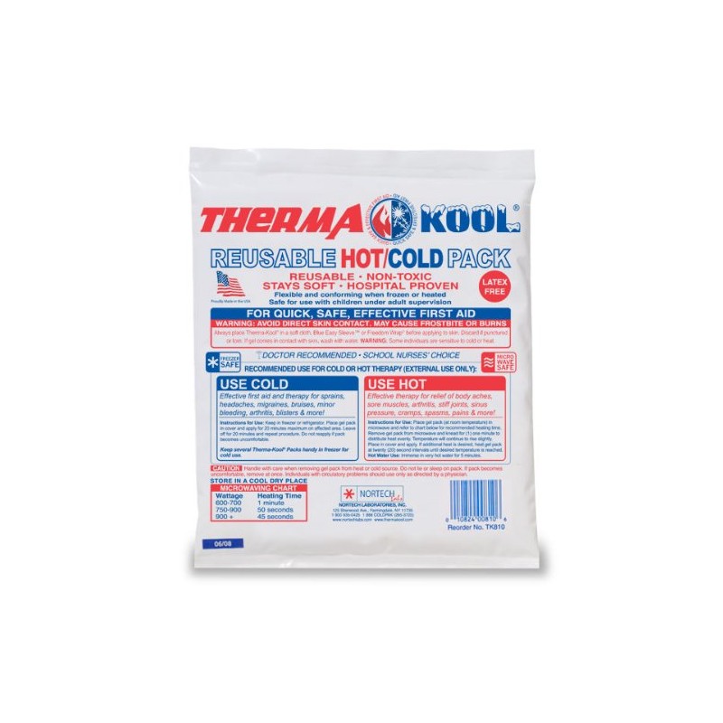 Therma-Kool Reusable Hot Cold Pack, Boxed Back/Lumbar - 8" x
