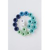 KunstIndustrien, Turquoise Candleholder, The Bell, pack of 2