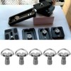 ASHA Camera Screw, 5PCS 1/4" Stainless Steel Male Thread Hinged
