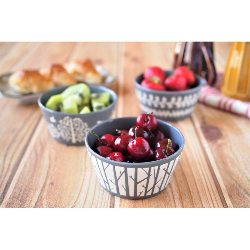 Minoru Pottery Small Bowl, Plantary, Timber, M