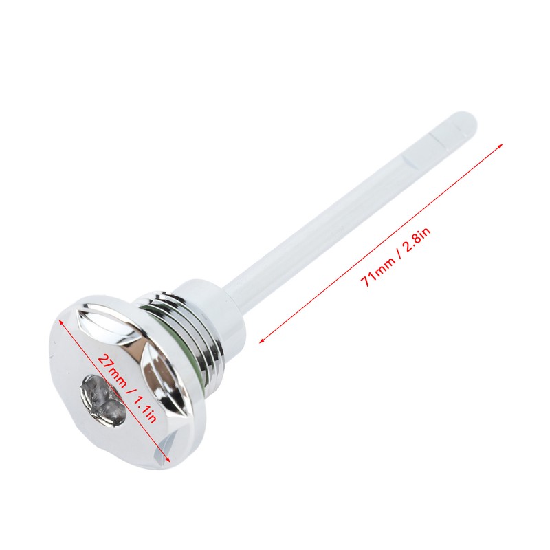 Transmission Filler Plug Dipstick 37075 87 Aluminum Motorcycle Transmission Oil