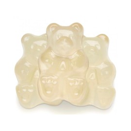 Beulah's Pineapple Gummy Bears, 2 Pound Package, 260 Pieces, All Pineapple Gummy Bears